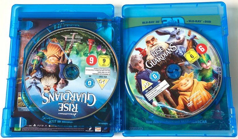 Alle DVDs: Die Hüter des Lichts  (3D + 2D Blu-Ray + DVD)    3-Disc-Set – Gebraucht aus St.Galllen von elkaphone 2