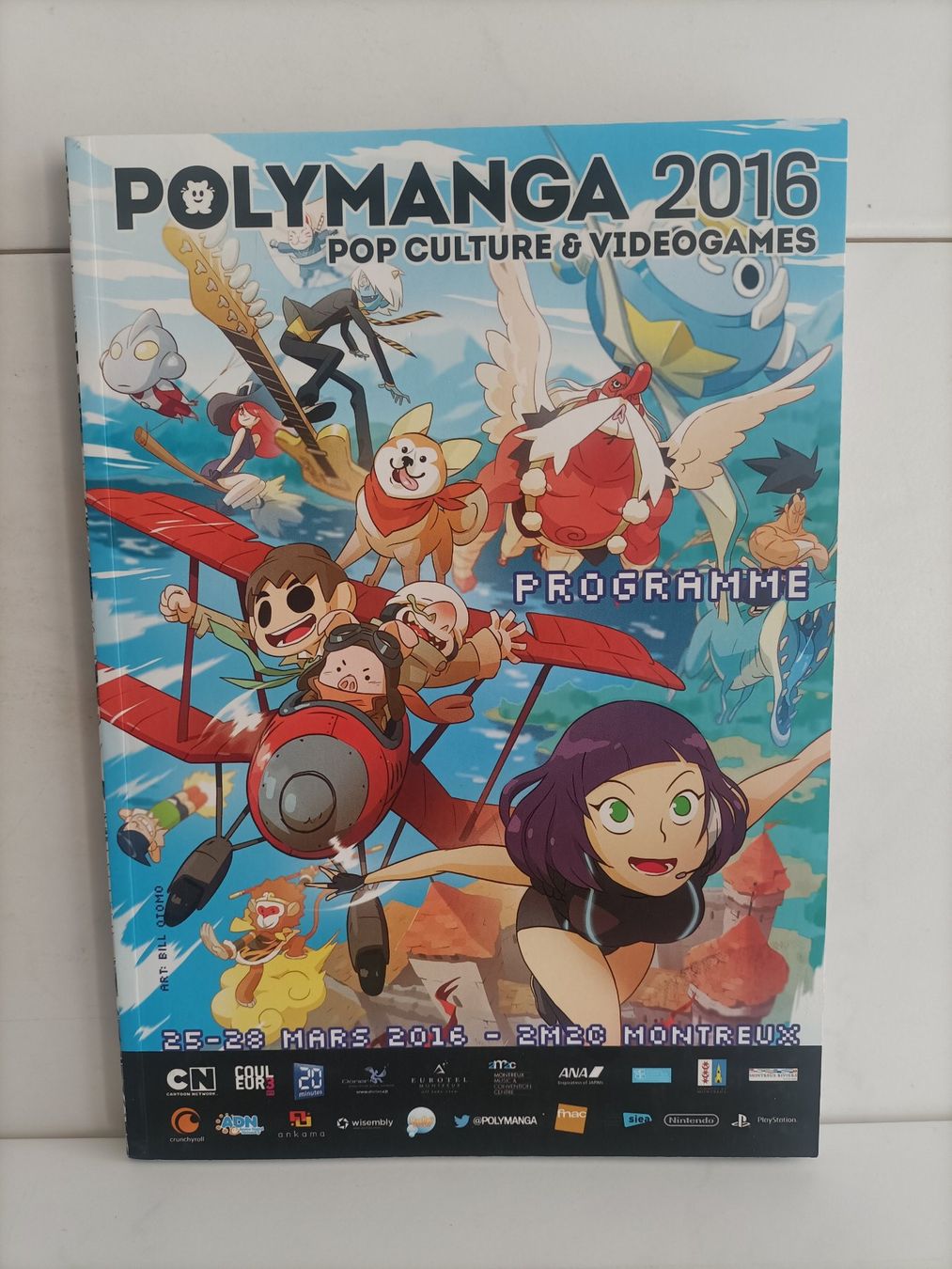 Comics: BD Manga 8-options + programme Polymanga 2016 / David8M - Da – Gebraucht aus crans montana von AB3963 1