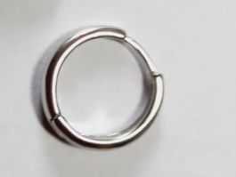 1 Creolen Ohrhänger 925 Silber 1,1g