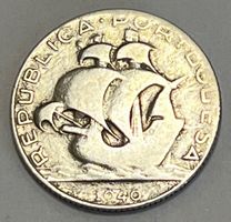 2.50 Esc. - Zweite Republik - Portugal - 1940 (Silber .650)