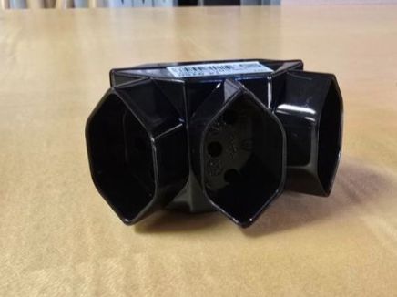 Spine: Abzweigstecker 3xT13 in schwarz – Nuovo e nell'imballaggio originale da Watt venduto da MG_Products 1