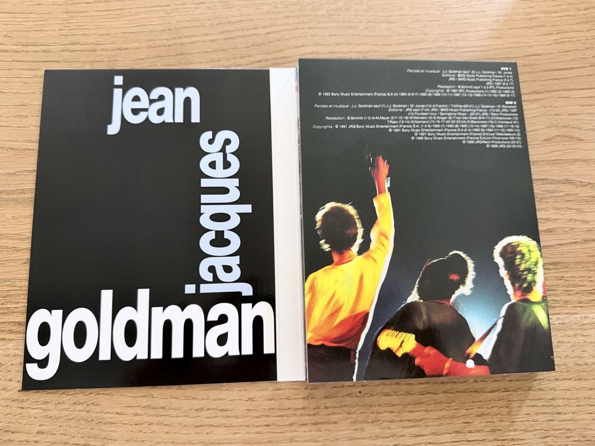 Tutti i DVDs: Jean-Jacques Goldman Intégrale des Clips 1981/2000 Coffret 2 – Usato da Courgevaux venduto da auxtrouvailles 2