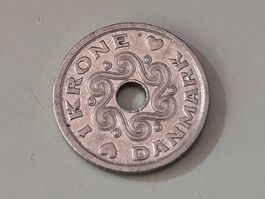 1 Krone (Corona) della Danimarca 1995