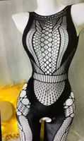Bodystosking aperto tra le gambe-nuovo stile-1 Size- unisex