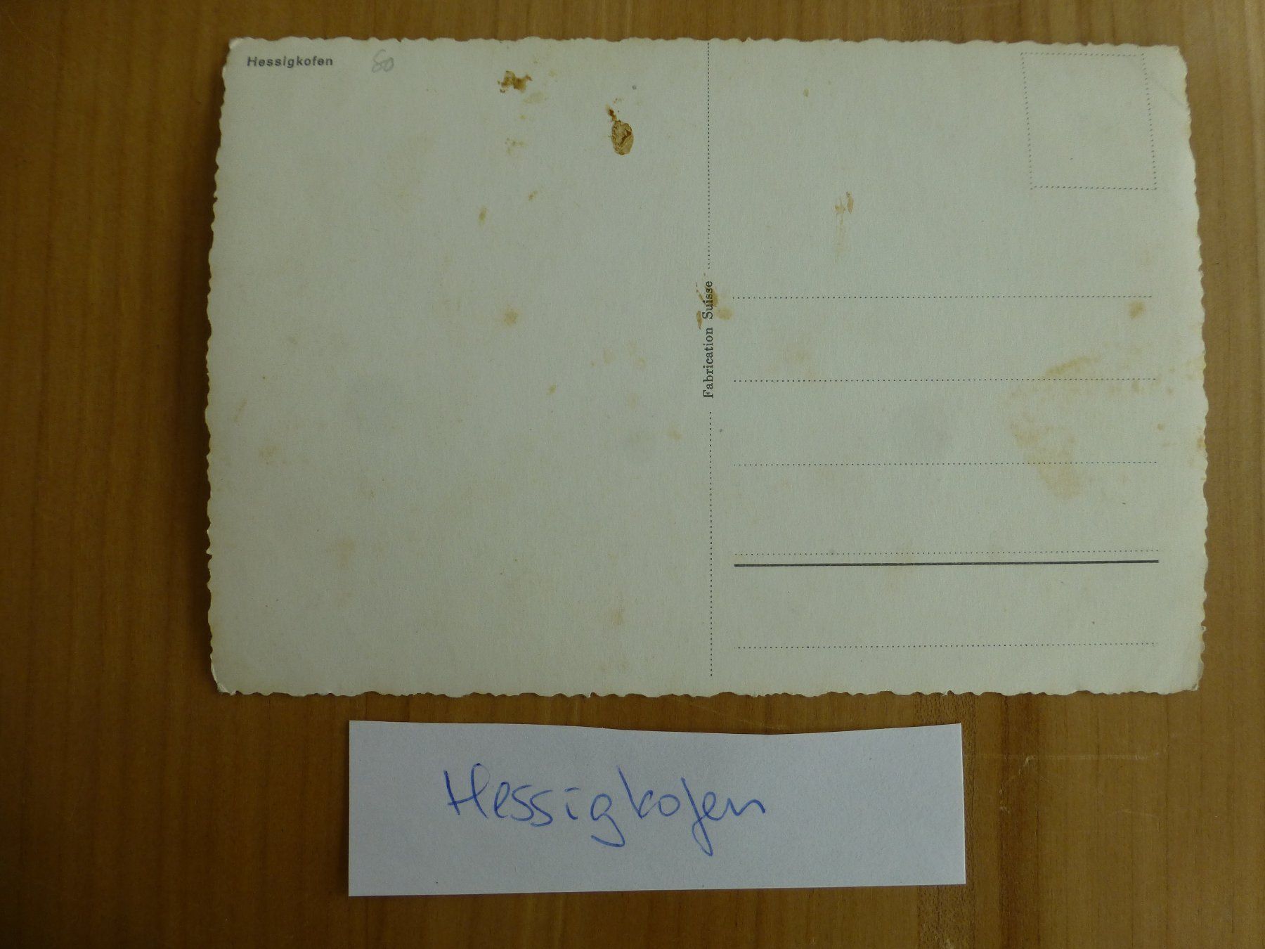 Cartoline postali: Hessigkofen, Ansichtskarte ungelaufen – Usato da Bettlach venduto da 1saurer 1