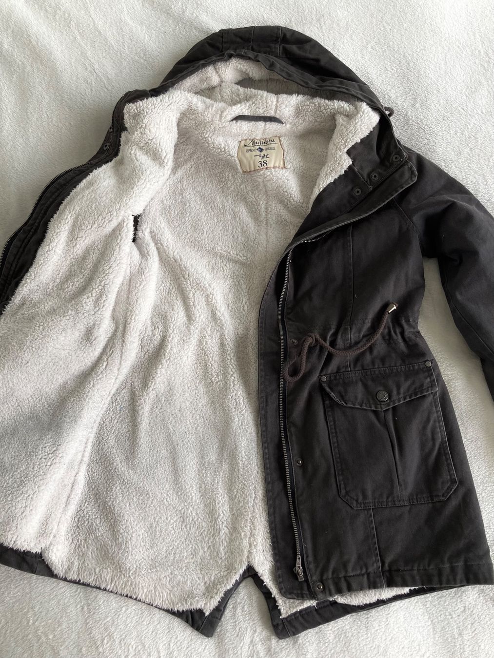 Mäntel: JEANS FRITZ Parka Gr. 38 grau – Gebraucht aus Galgenen von user987 1