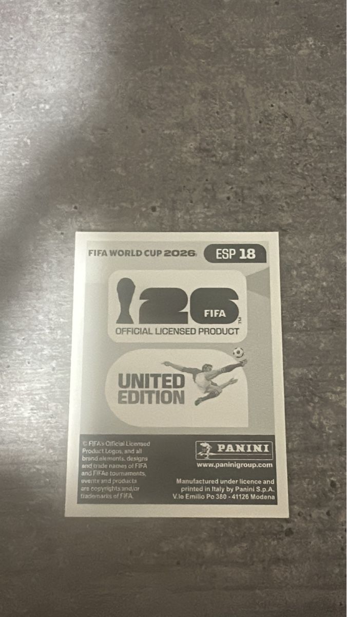 Panini Carte collezionabili: ESP 18 , FIFA WORLD CUP 2026 PANINI  – Nuovo (secondo la descrizione) da Frauenfeld venduto da 1PegPeg1 1