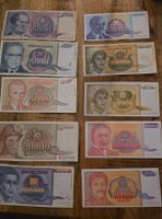 Banknoten Jugoslawien Lot