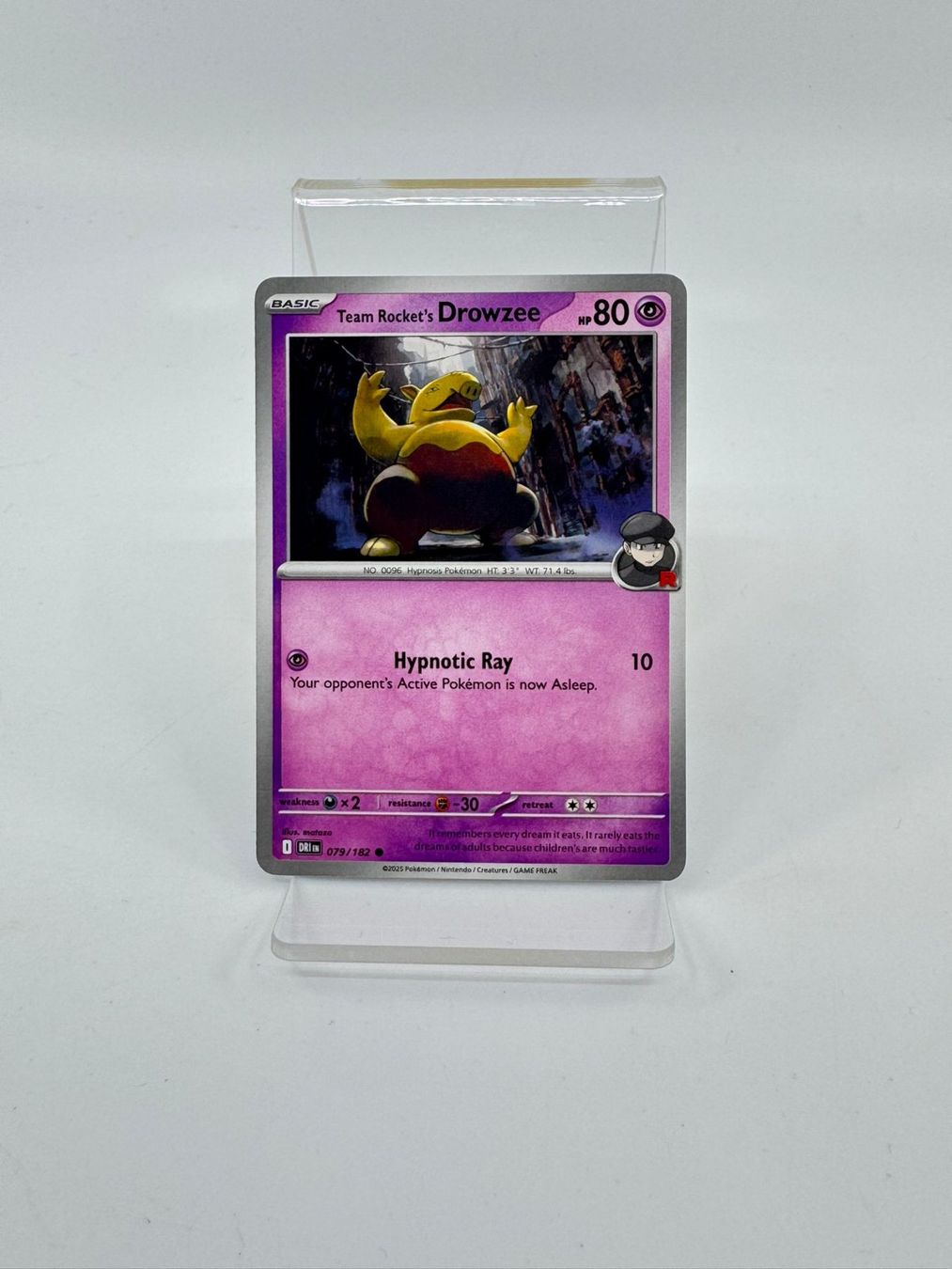 Pokémon Carte collezionabili: Pokemon Team Rocket's Drowzee 079/182 – Usato da Herisau venduto da Pokemon2026