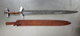 Wikingerschwert mit Damastklinge