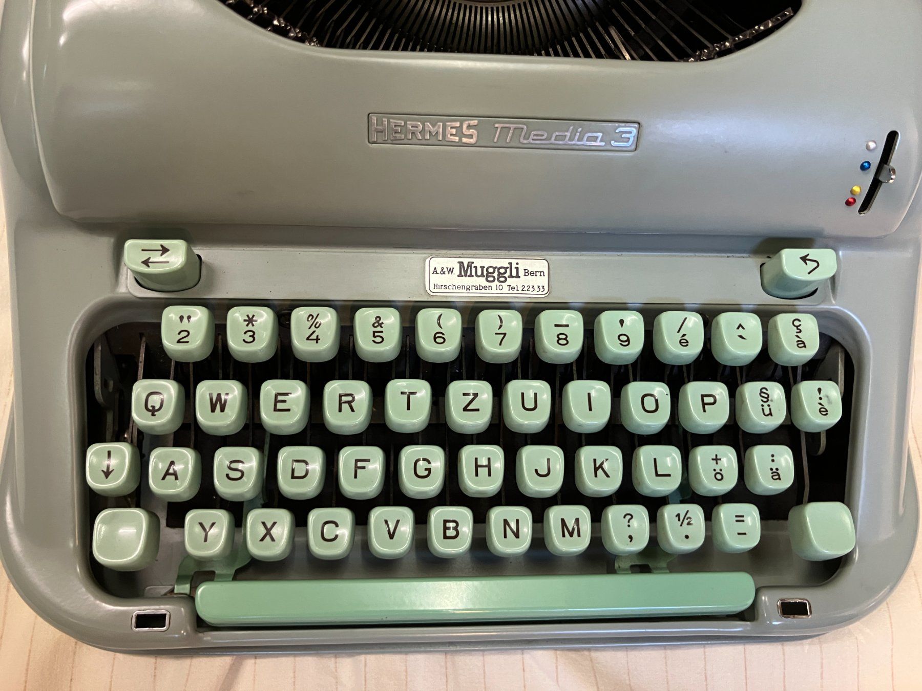 Hermès Macchine da scrivere: HERMES MEDIA 3 SCHREIBMASCHINE – Usato da Hombrechtikon venduto da rennurb5 4