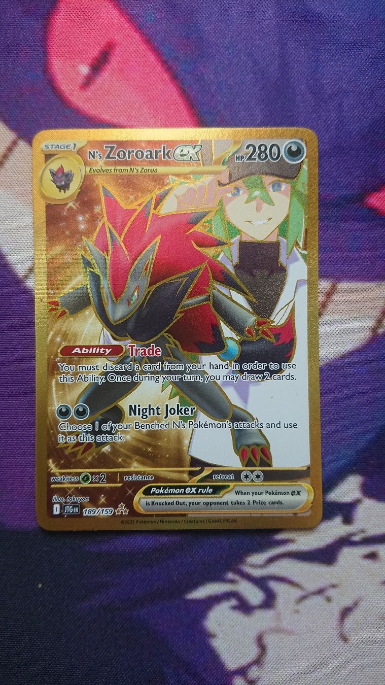 Pokémon Carte collezionabili: N's Zoroark EX JTG 189 EN – Nuovo (secondo la descrizione) da Chur venduto da FreakofRarity