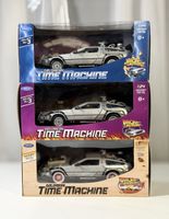 Welly DeLorean Time Machine komplett Set NEU