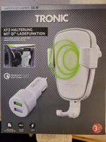 HANDY-HALTERUNG + QI-LADEFUNKTION, Kabelloses Laden, NEU/OVP