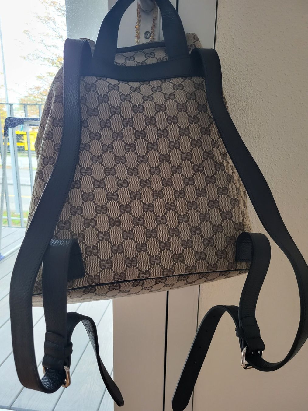 Gucci Borse: Gucci Rucksack Canvas braun Leder – Usato da Arbon venduto da nor_gh9k 2