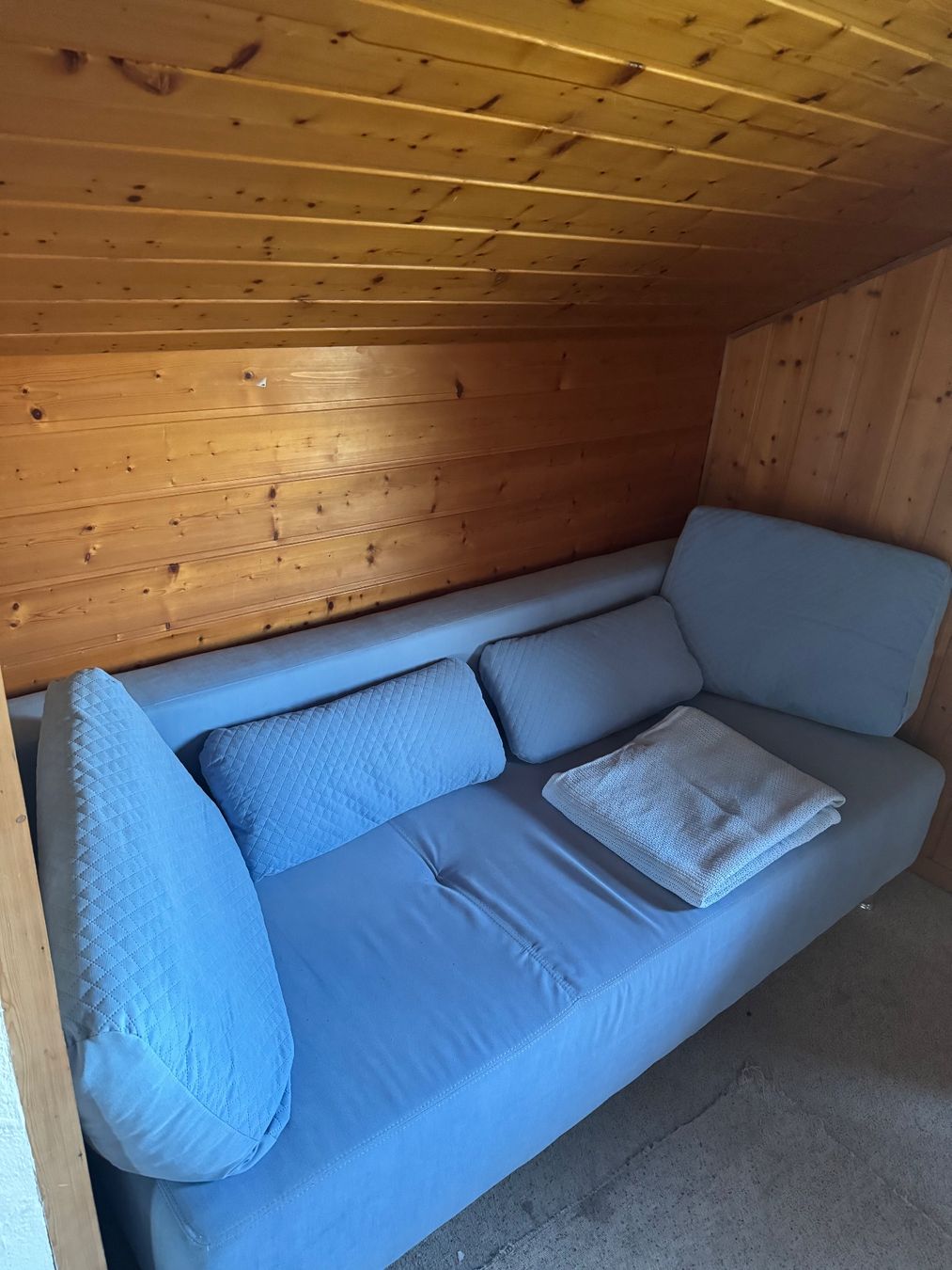 Divani: Schlafsofa in blau – Usato da Hellbühl venduto da Hellbuehler 1
