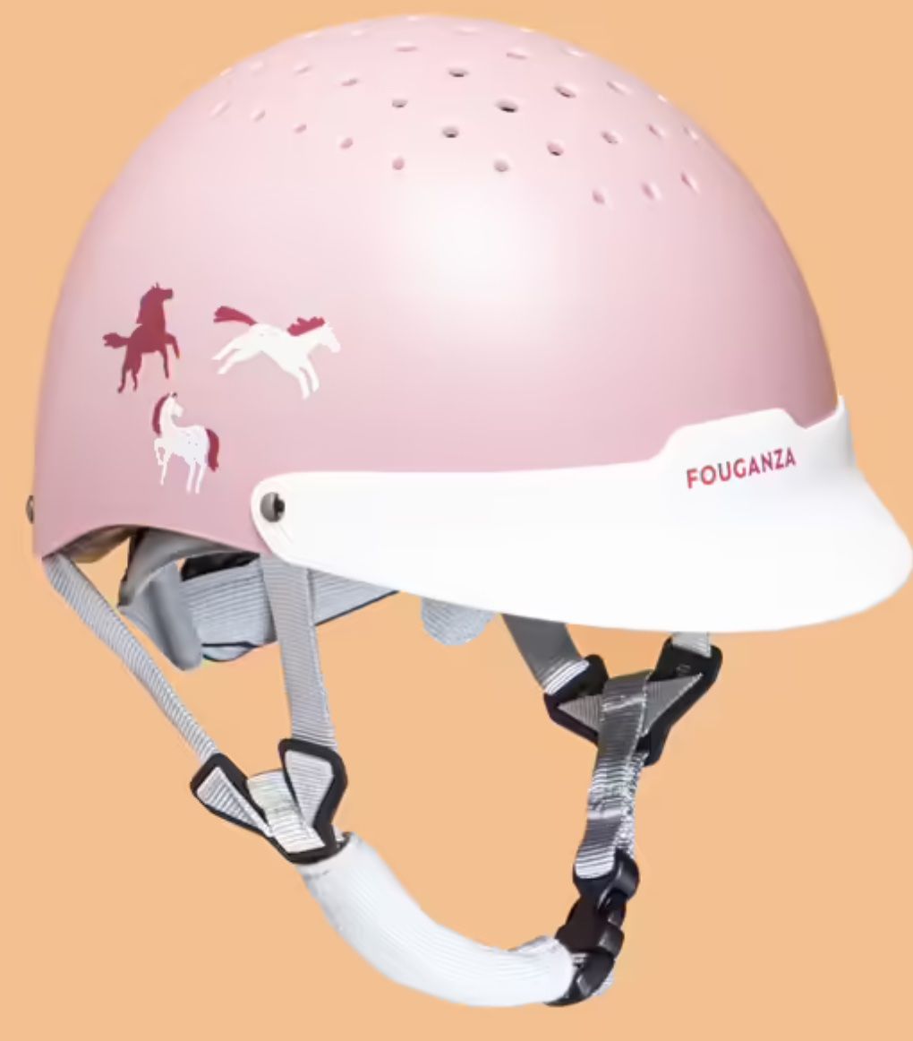 Helme: Reithelm 100 grössenverstellbar Kinder rosa – Neu (gemäss Beschreibung) aus Herisau von  3