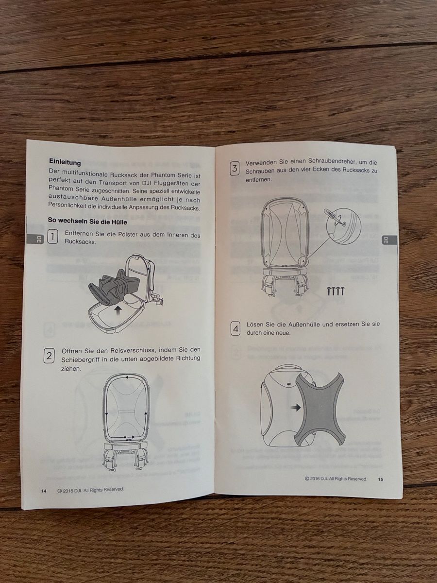 DJI Zaini: DJI Phantom Series Multifunctional Backpack / Neu – Nuovo (secondo la descrizione) da Willisau venduto da f3adi 3