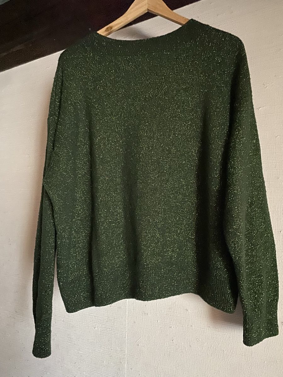 Pullover & Sweatshirts: Pull vert brillant XL – Neu (gemäss Beschreibung) aus Geneve von Monthoux13 1