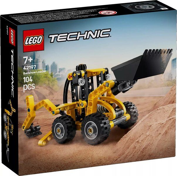 Lego Kit di costruzioni: LEGO Technic 42197 Backhoe Loader – Nuovo e nell'imballaggio originale da Basadingen venduto da NekoBricks