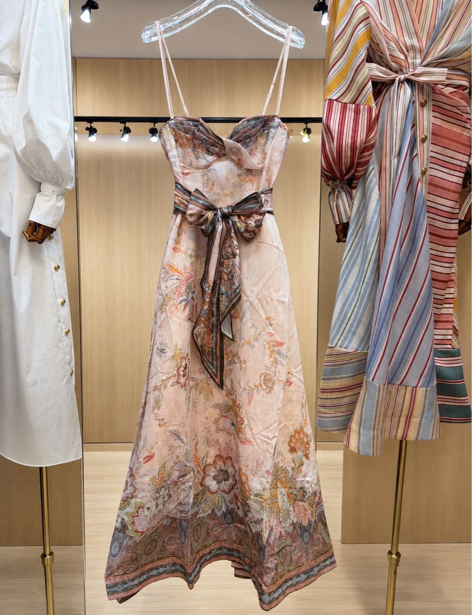 Vestiti: Silk Linen Midi Dress – Nuovo (secondo la descrizione) da St.Josefen venduto da lop_lh8d 1