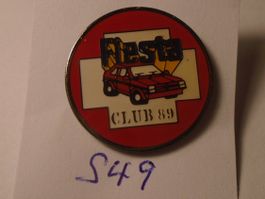 1 Ford Fiesta Club 89  Pin Rarität Oldtimer (S49)