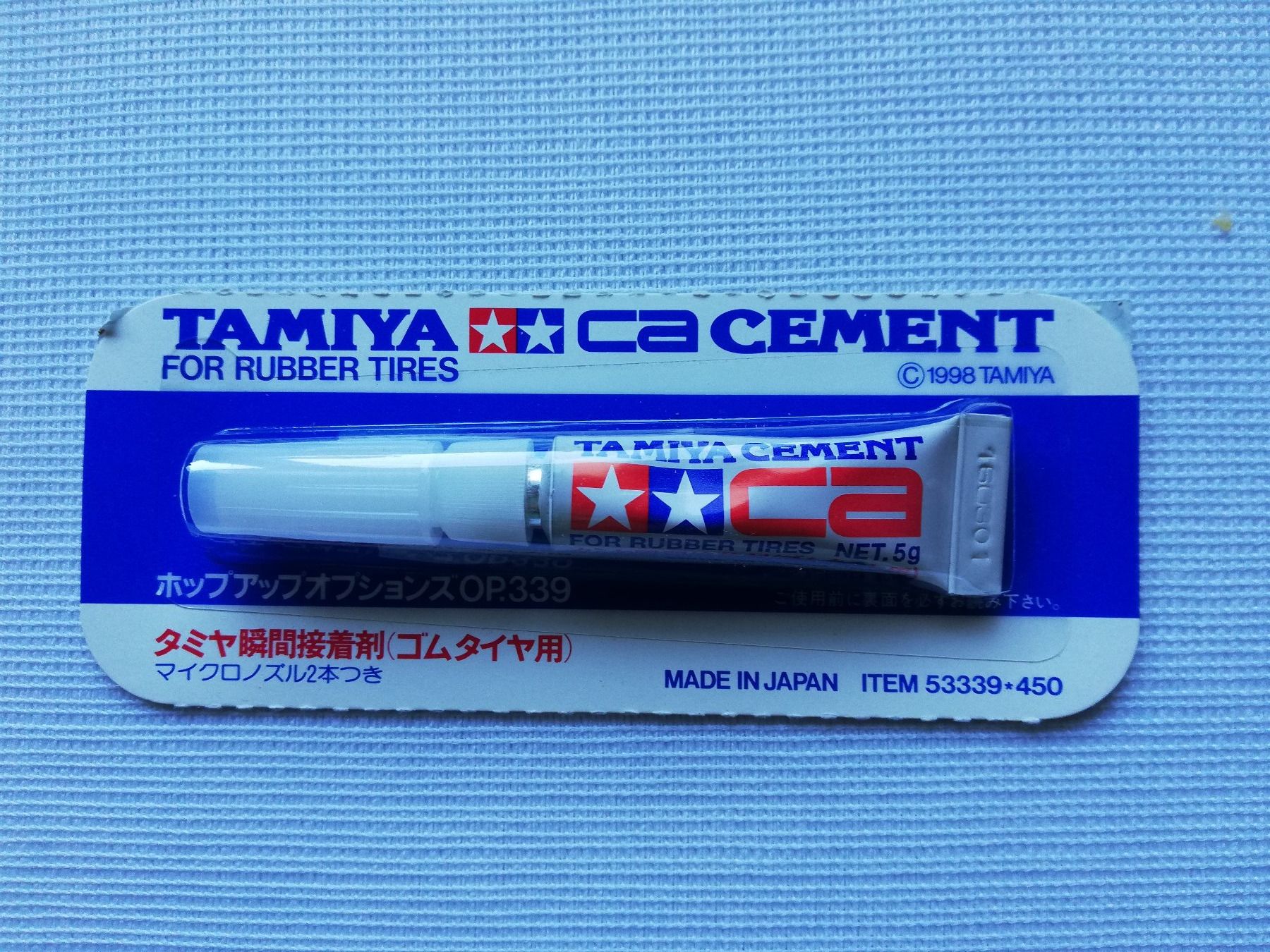Tamiya Modellismo RC: TAMIYA Reifen-Sekundenkleber – Nuovo e nell'imballaggio originale da Flüh venduto da AMS-Modellbau
