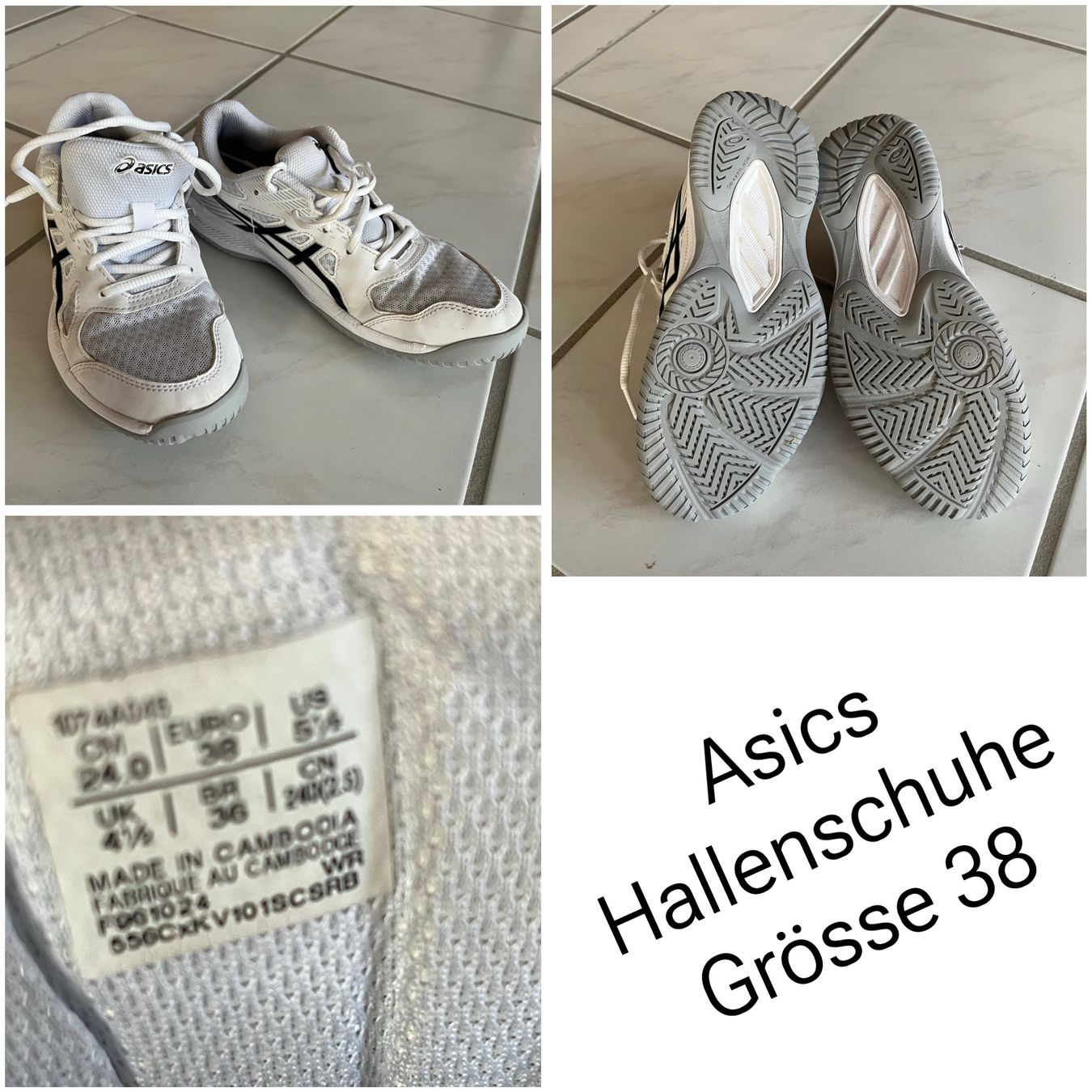 Scarpe da uomo: Asics Hallenschuhe Grösse 38 – Usato da Konolfingen venduto da takkie