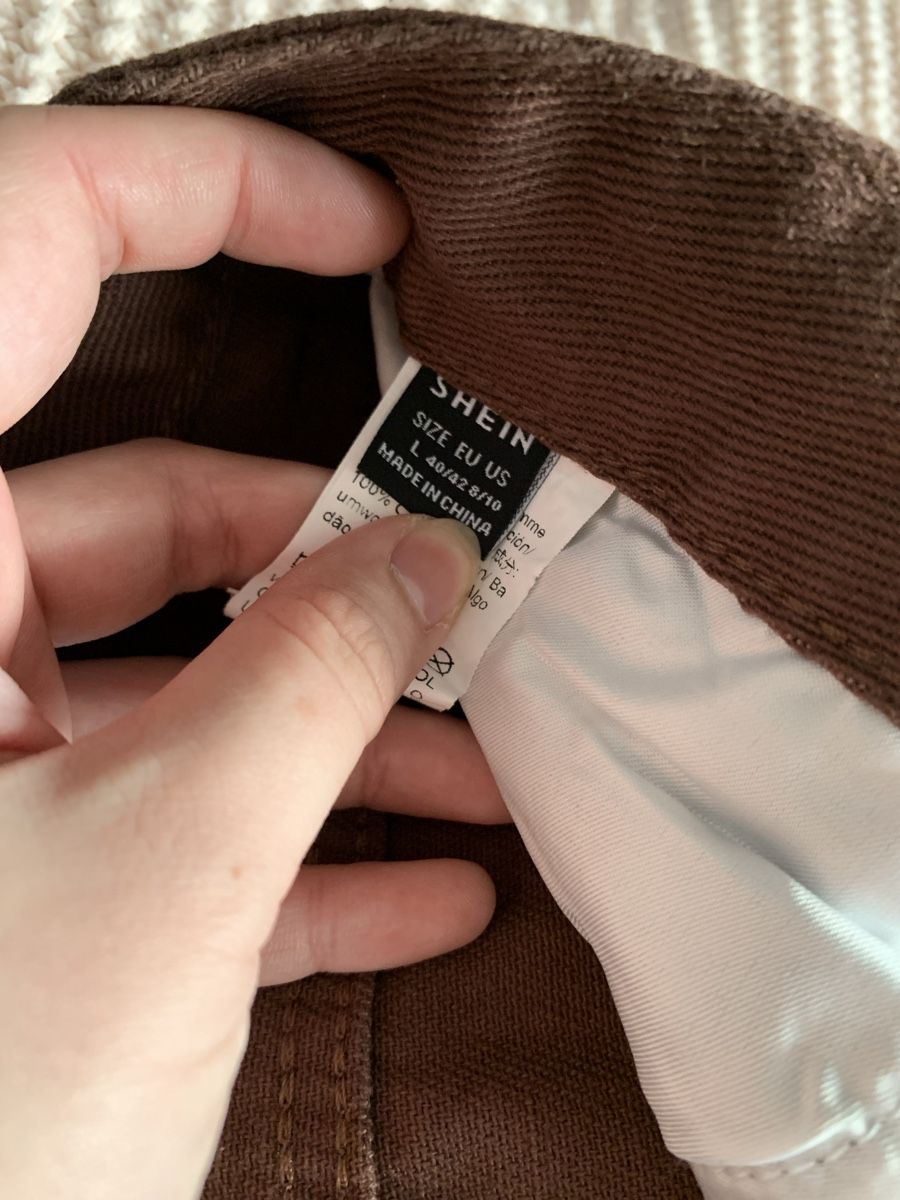 Shein Pantaloni: Pantalon large brun – Nuovo e nell'imballaggio originale da Montreux venduto da Izapeche811 6