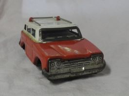 TIN TOY  BLECH  ALTER AMERIKANER  13,5 CM LÄNGE