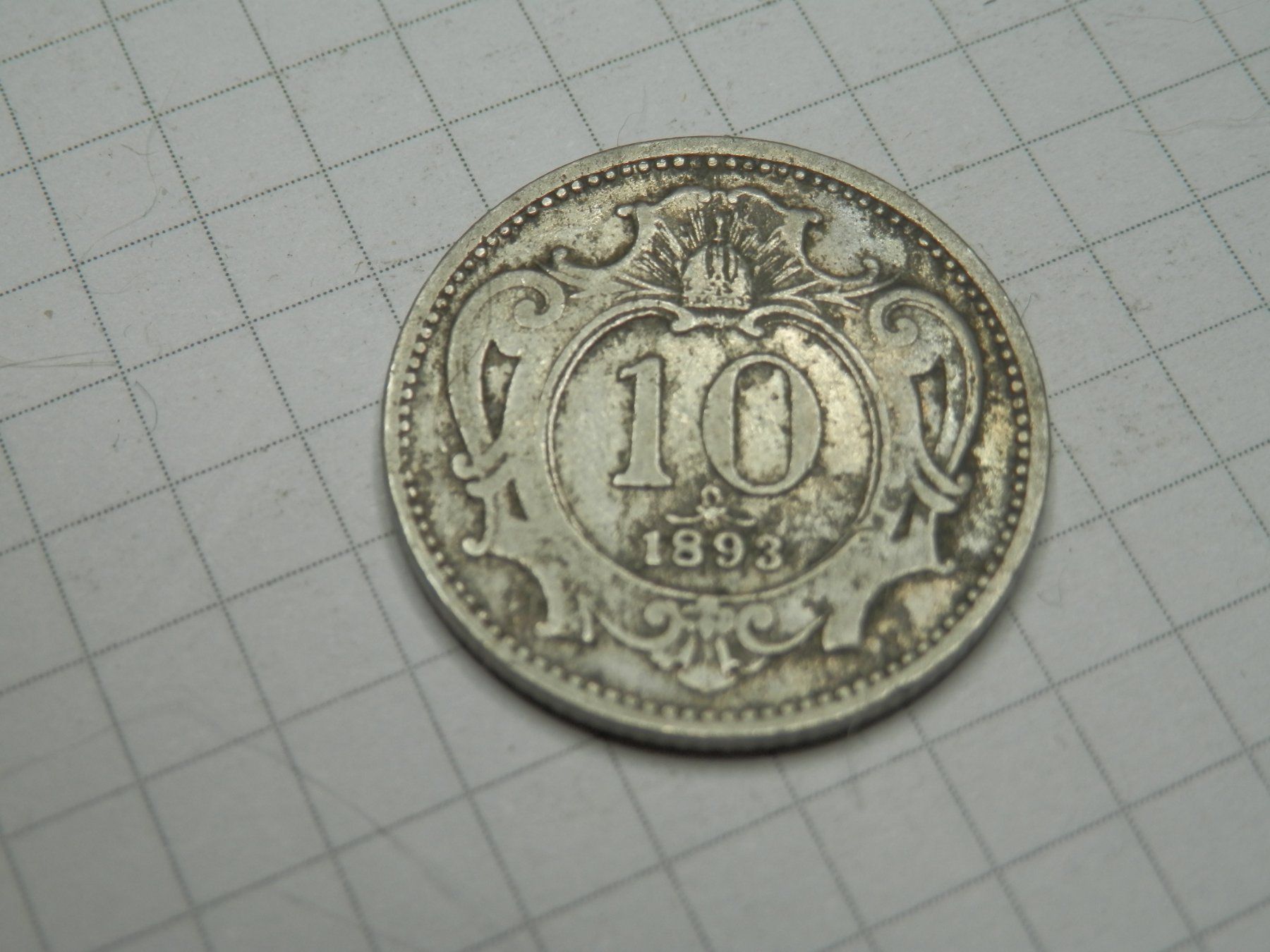 Tutti le monete: Österreich  10 Heller, 1893 – Usato da Weiach venduto da weiach81