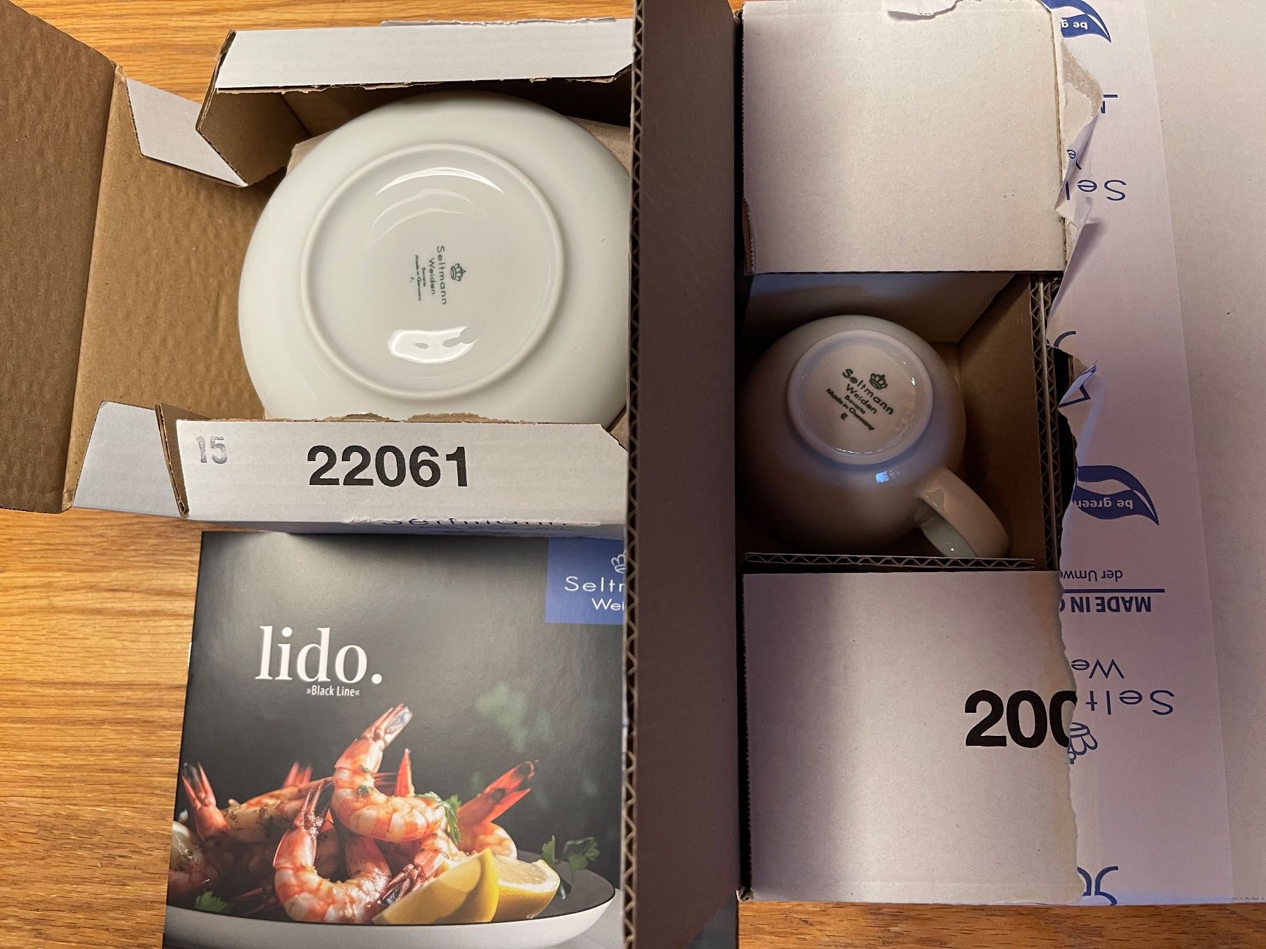 Seltmann Set di piatti: Kaffeetasse mit Untertasse 6 Stück – Nuovo e nell'imballaggio originale da Mühledorf SO venduto da namascar 2