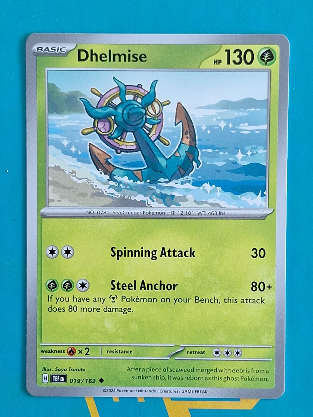Pokémon Carte collezionabili: Dhelmise - Temporal Forces Pokemon - #7.1 – Usato da Altstätten SG venduto da GGsGameshop