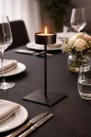 Kerzenständer "Lichtpunkt" - elegant - edel - swiss made