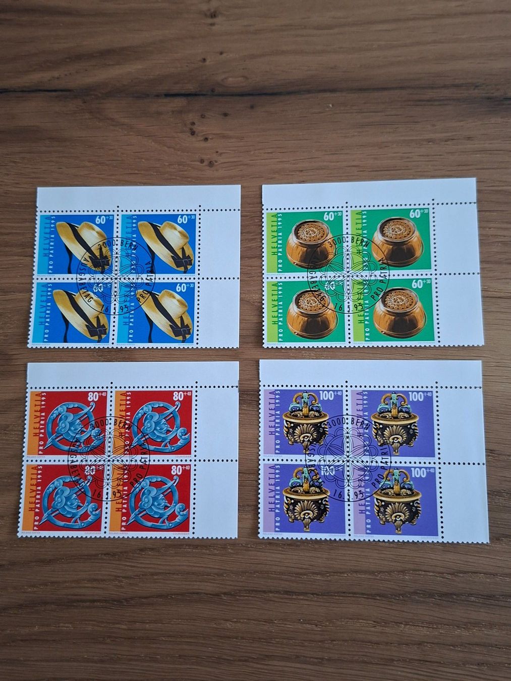 Tutti i francobolli: 4er Blocks: Pro Patria 1995 – Nuovo (secondo la descrizione) da Hinterkappelen venduto da 1399