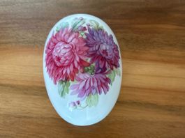 Porzellan Dose / Schmuckdose mit Blumenmuster, Vintage Style