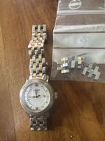 Tissot Uhr bicolor Stahl-Gold-Finish Ersatzteile gebraucht
