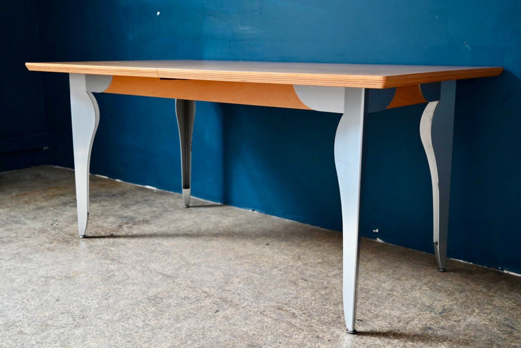 Tables: Table extensible Design 90s bois et acier – D'occasion à COLMAR par Sophiebellelurette 7
