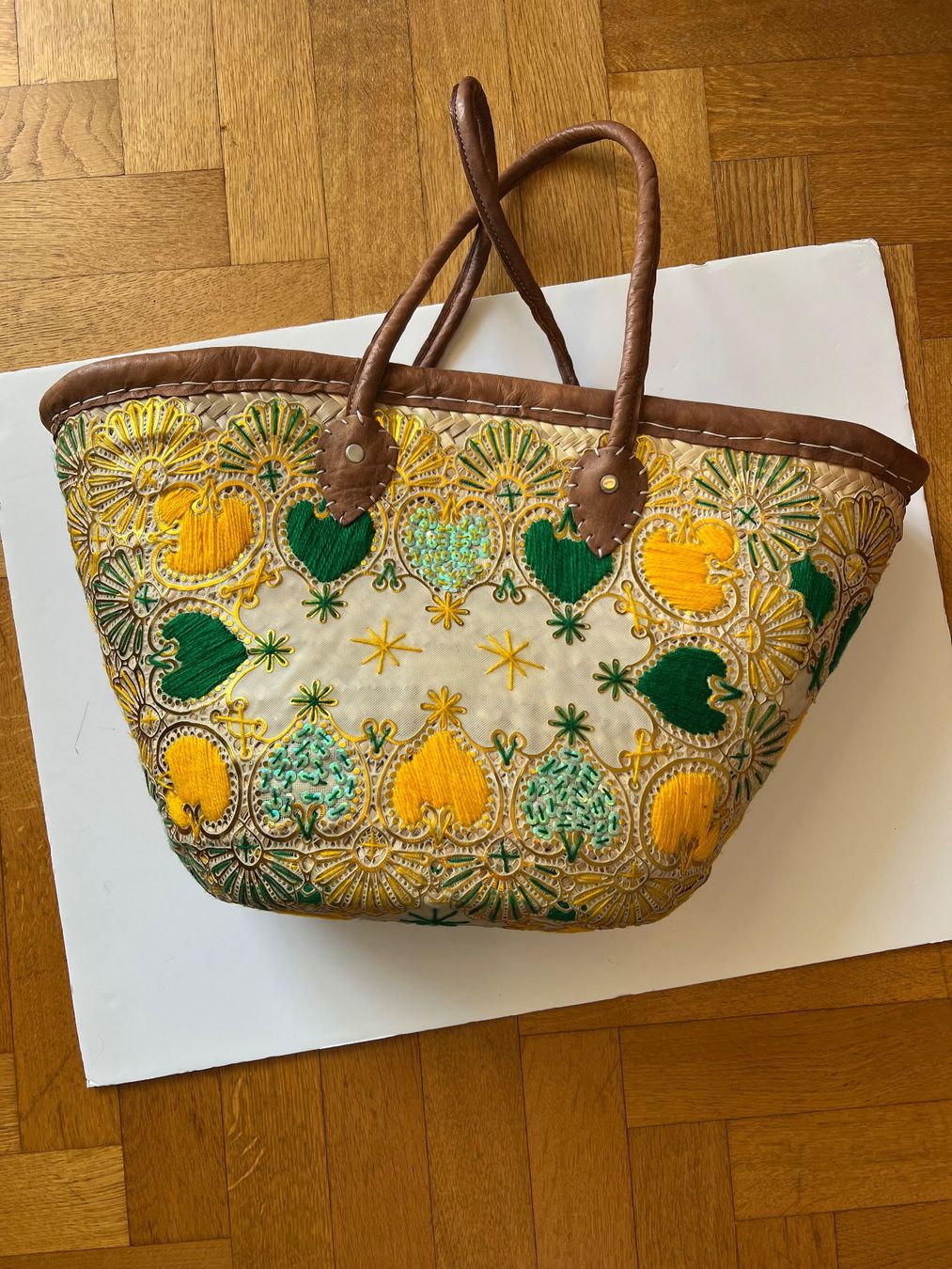 Sonstiges für Haushalt & Wohnen: Panier brodé – Neu (gemäss Beschreibung) aus Neuchâtel von Thesebootsaremadeforwalking