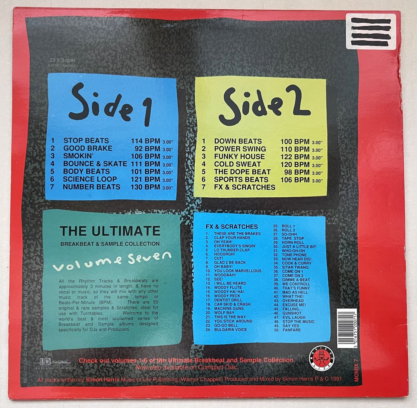 Schallplatten: THE ULTIMATE – Breakbeat & Sample Coll. - Vol. Seven - Vinyl – Gebraucht aus Oftringen von Vucki 1