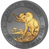 Somalia 2016 Elephant Golden Enigma