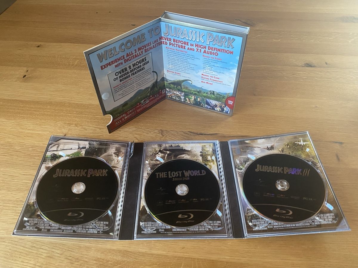 Alle DVDs: Jurassic Park Trilogie / Bluray / ENGLISCHE Version – Gebraucht aus Herzogenbuchsee von Christen3 2