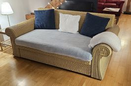 Rattan Sofa Bed / Guest Bed