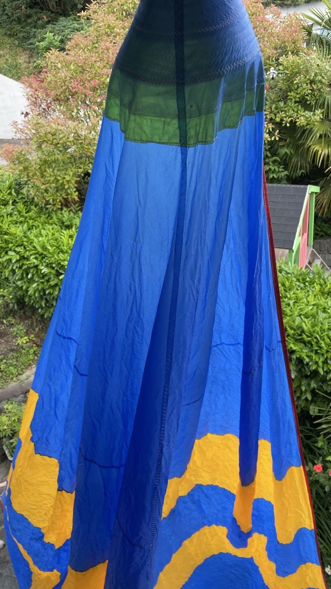 Altro: TOP: Spinaker-Segel blau gelb ca. 7m x 3m – Usato da Kriens venduto da Mikyy 1