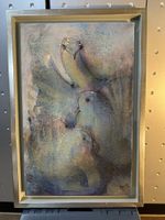 PREISSENKUNG !! Gemälde 3 Tauben von Benno Schulthess (1996)