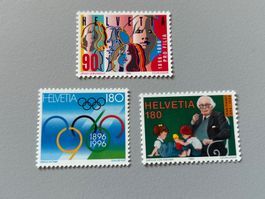 Briefmarke - Schweiz - Schweiz 1996 - postfrisch