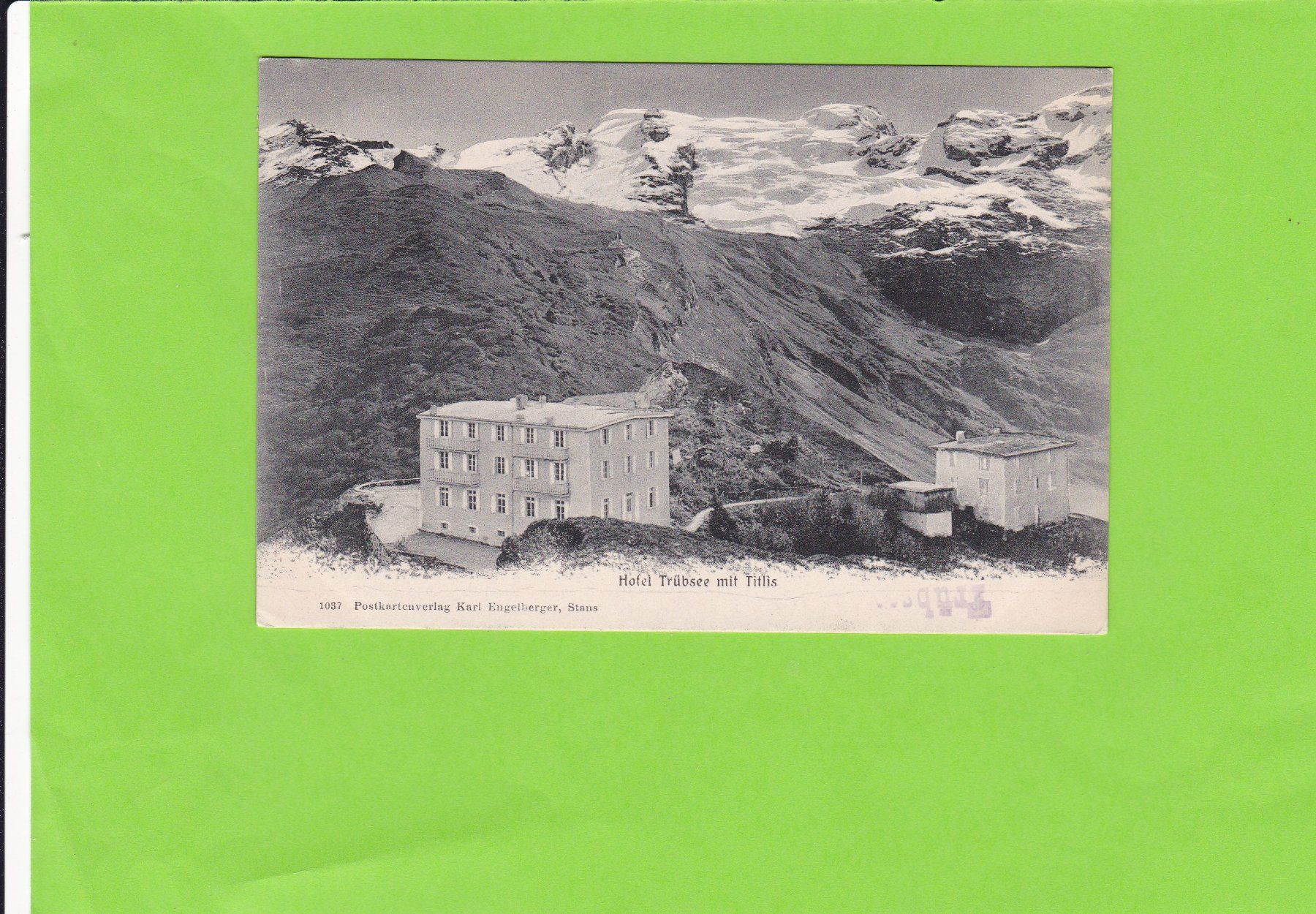 Cartoline postali: Hotel Trübsee mit Titlis – Usato da St. Peterzell venduto da neckertal
