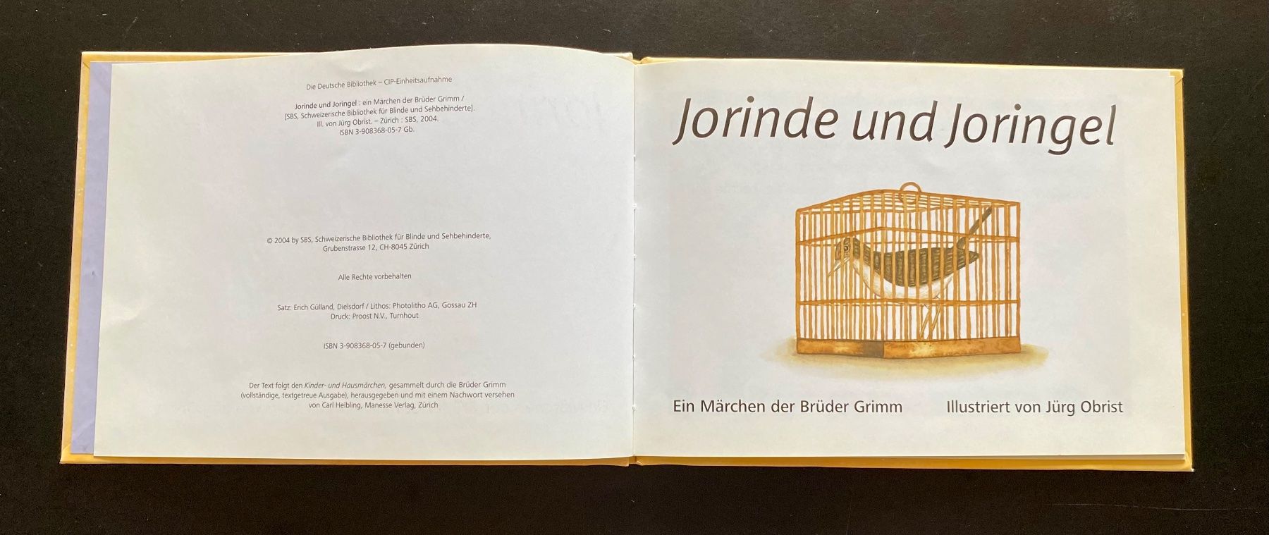Libri: Jorinde und Joringel / Gebrüder Grimm – Usato da Nussbaumen AG venduto da schuba2000 1