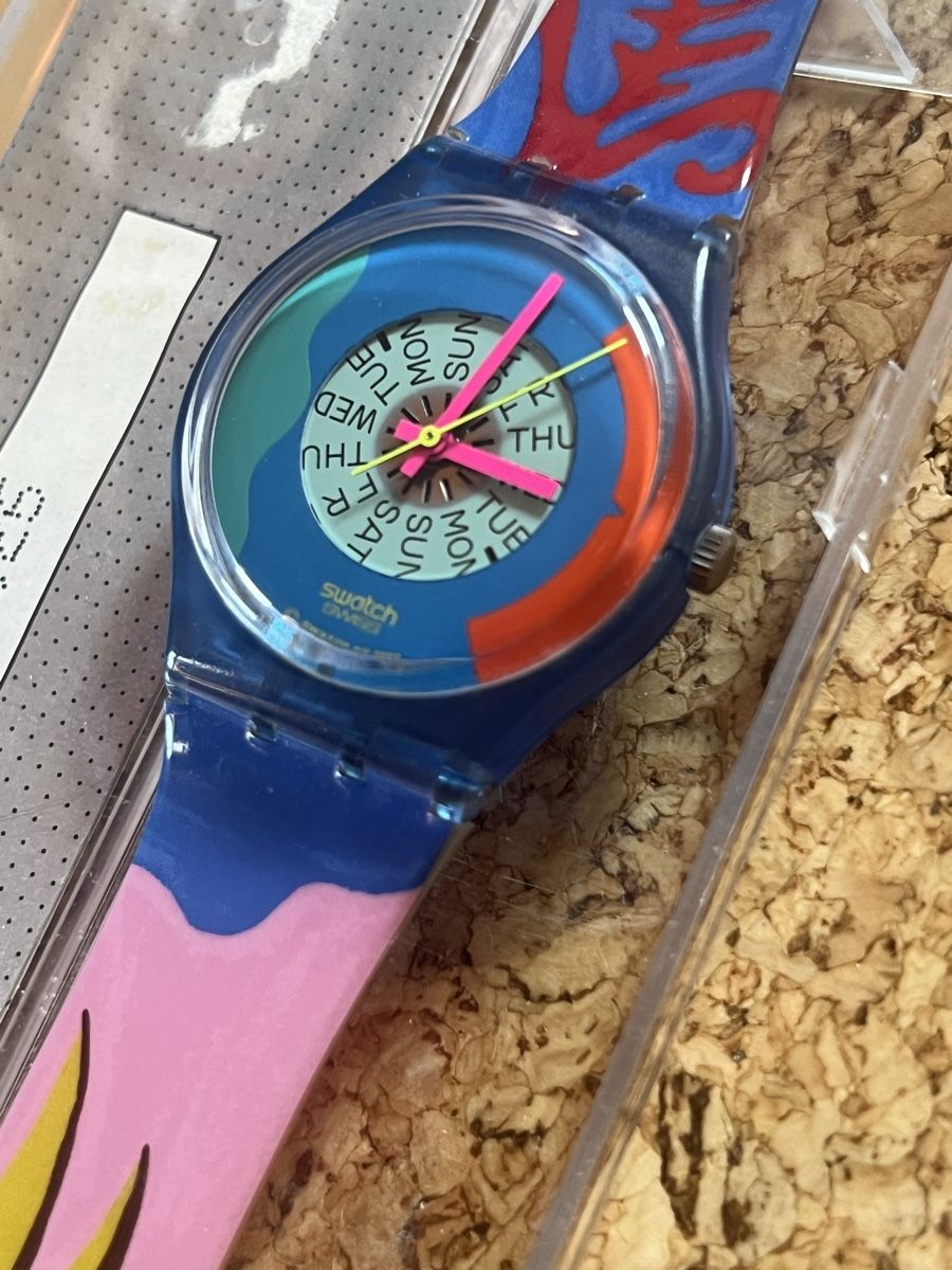 Swatch Uhren: Swatch Uhr Datum FARBIG – Gebraucht aus Laufen von belleskulptur 8