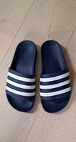 Adidas Badeschuhe Adilette dunkelblau Grösse 37